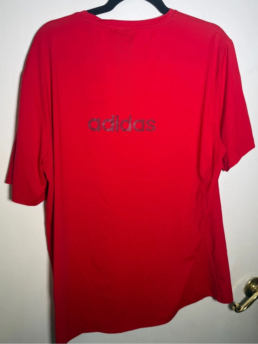 Adidas Men’s Red Performance Dri Fit Tee 4XL NWT Sport Athletic